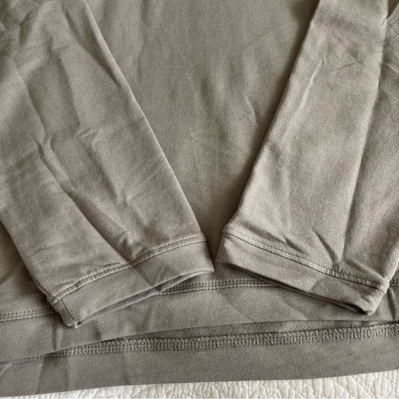 English Laundry Mockneck Half Zip Grey Sweater in Size L - Picture 10 of 13